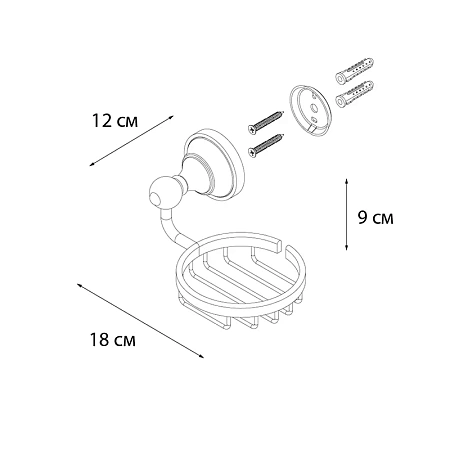Мыльница Fixsen Bogema FX-78509 Мыльница Fixsen Bogema FX-78509