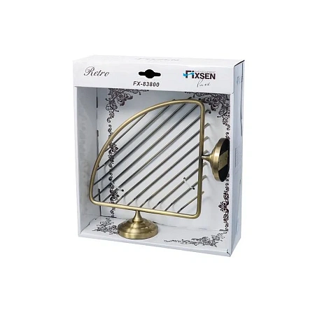 Мыльница Fixsen Retro FX-83809B угловая Мыльница Fixsen Retro FX-83809B угловая