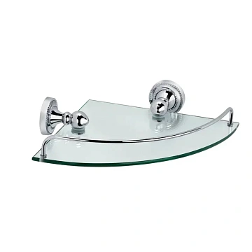 Полка Fixsen Style FX-41103A угловая, хром