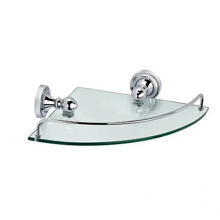 Полка Fixsen Style FX-41103A угловая, хром Полка Fixsen Style FX-41103A угловая, хром