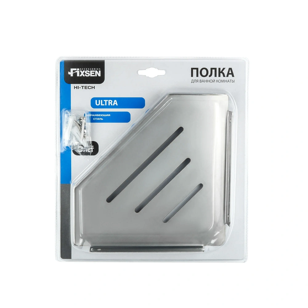 Полка угловая FIXSEN HI-TECH FX-841 хром — Изображение 3