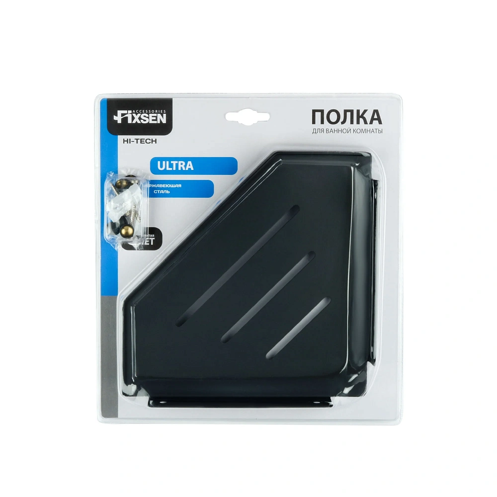 Полка угловая FIXSEN HI-TECH FX-841B черный — Изображение 3