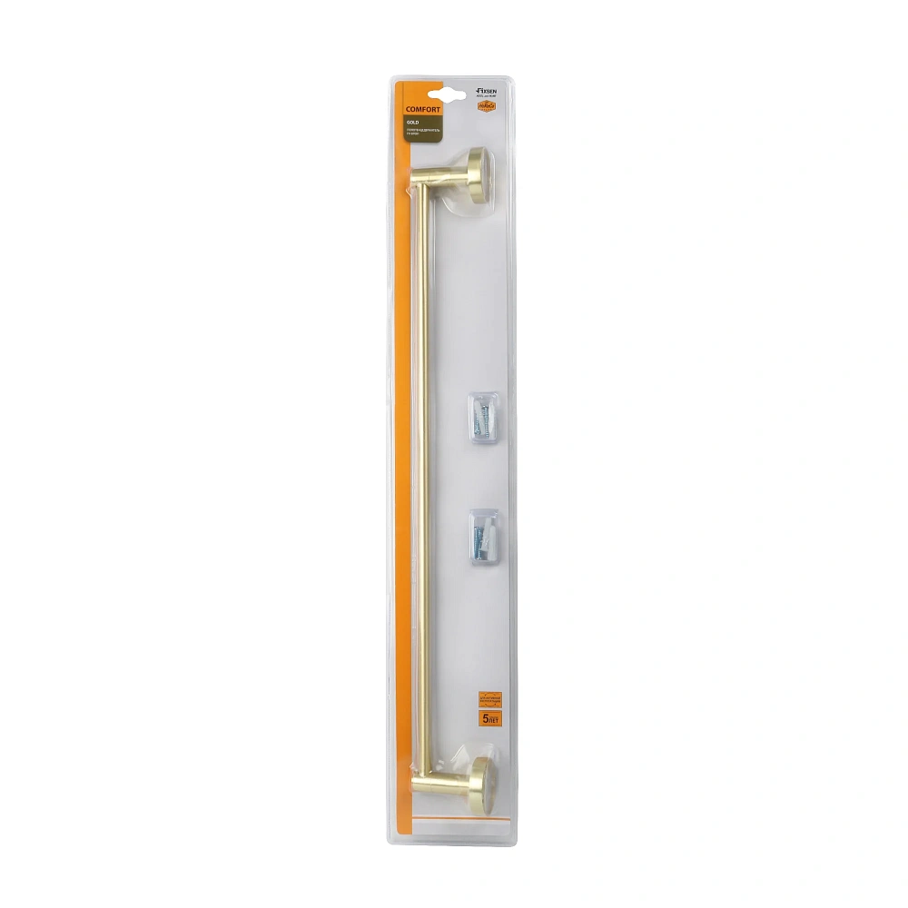 Полотенцедержатель FIXSEN COMFORT GOLD FX-87001 золото матовое — Изображение 3