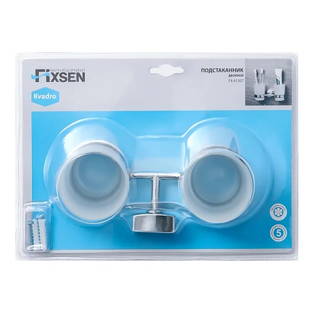 Стакан FIXSEN KVADRO FX-61307 хром Стакан FIXSEN KVADRO FX-61307 хром