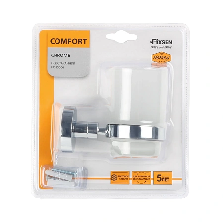 Стакан FIXSEN COMFORT CHROME FX-85006 хром Стакан FIXSEN COMFORT CHROME FX-85006 хром