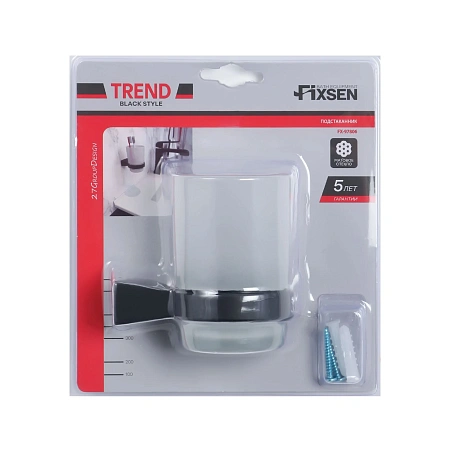 Стакан FIXSEN TREND FX-97806 черный Стакан FIXSEN TREND FX-97806 черный