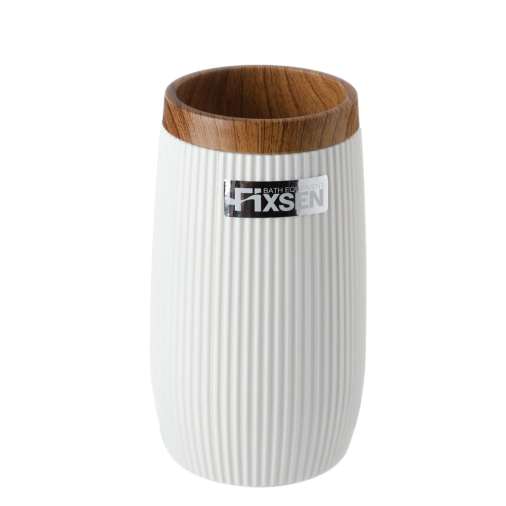 Стакан FIXSEN WHITE BOOM FX-412-3 белый/коричневый — Изображение 1