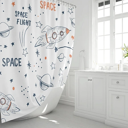 Штора для ванны FIXSEN DESIGN FX-2508 разноцветный Штора для ванны FIXSEN DESIGN FX-2508 разноцветный