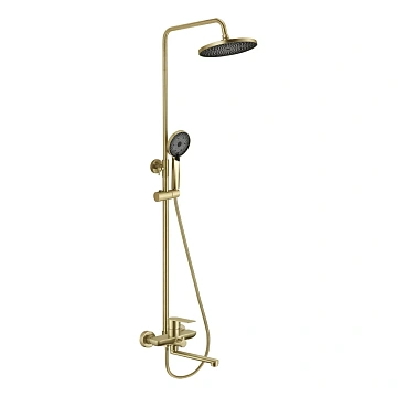 Душевая система Fmark FS8845-25C золото матовое