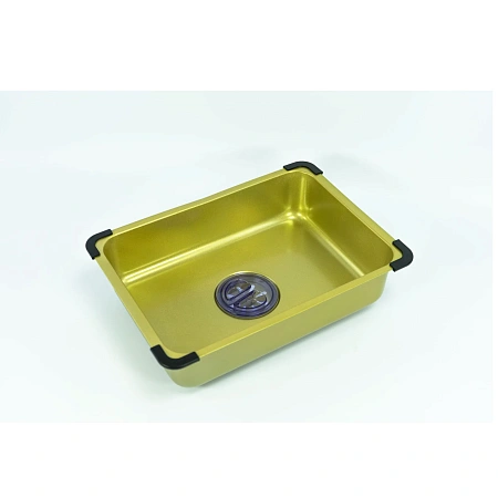 Кухонная мойка Fmark FSC002C золото матовое Кухонная мойка Fmark FSC002C золото матовое
