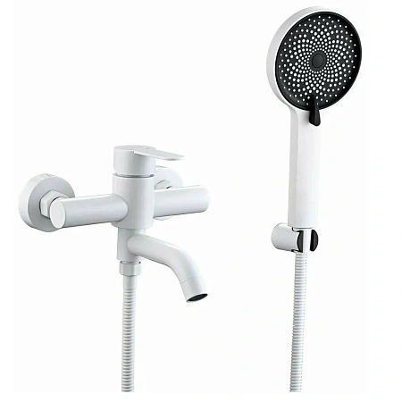 Смеситель для ванны Fmark FS8206W белый