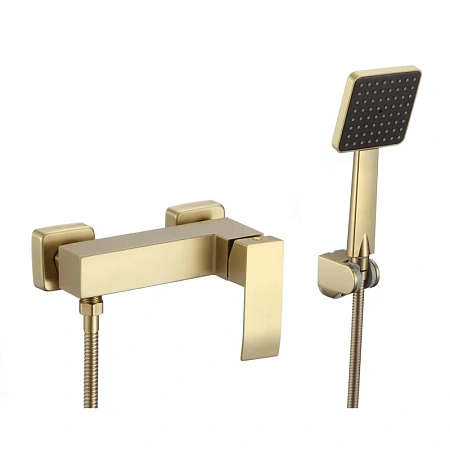 Смеситель для душа Fmark FS8603C золото матовое Смеситель для душа Fmark FS8603C золото матовое