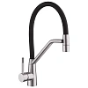 Смеситель для кухни Fmark FS0352L с гибким изливом, сатин Смеситель для кухни Fmark FS0352L с гибким изливом, сатин