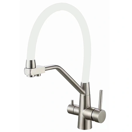 Смеситель для кухни Fmark FS0662-L02 с подключением к фильтру, сатин Смеситель для кухни Fmark FS0662-L02 с подключением к фильтру, сатин
