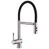 Смеситель для кухни Fmark FS0252L с гибким изливом, сатин Смеситель для кухни Fmark FS0252L с гибким изливом, сатин