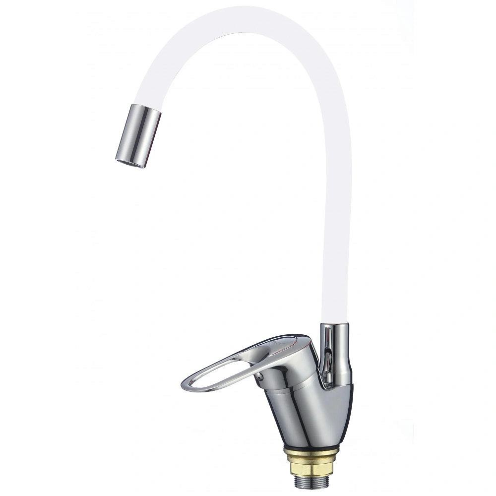 Смеситель для кухни Fmark FM4104-02 с гибким изливом, хром — Изображение 1