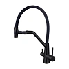 Смеситель для кухни Fmark FS1162-H01 с подключением к фильтру, черный Смеситель для кухни Fmark FS1162-H01 с подключением к фильтру, черный