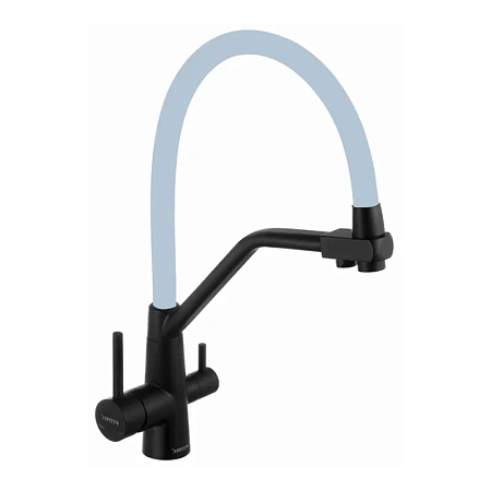 Смеситель для кухни Fmark FS0662-H04 с подключением к фильтру, черный Смеситель для кухни Fmark FS0662-H04 с подключением к фильтру, черный