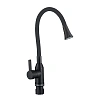 Смеситель для кухни Fmark FS8277H-01 с гибким изливом, черный Смеситель для кухни Fmark FS8277H-01 с гибким изливом, черный