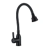 Смеситель для кухни Fmark FS8266H-01 с гибким изливом, черный Смеситель для кухни Fmark FS8266H-01 с гибким изливом, черный