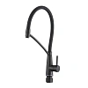 Смеситель для кухни Fmark FS8255-H с гибким изливом, черный