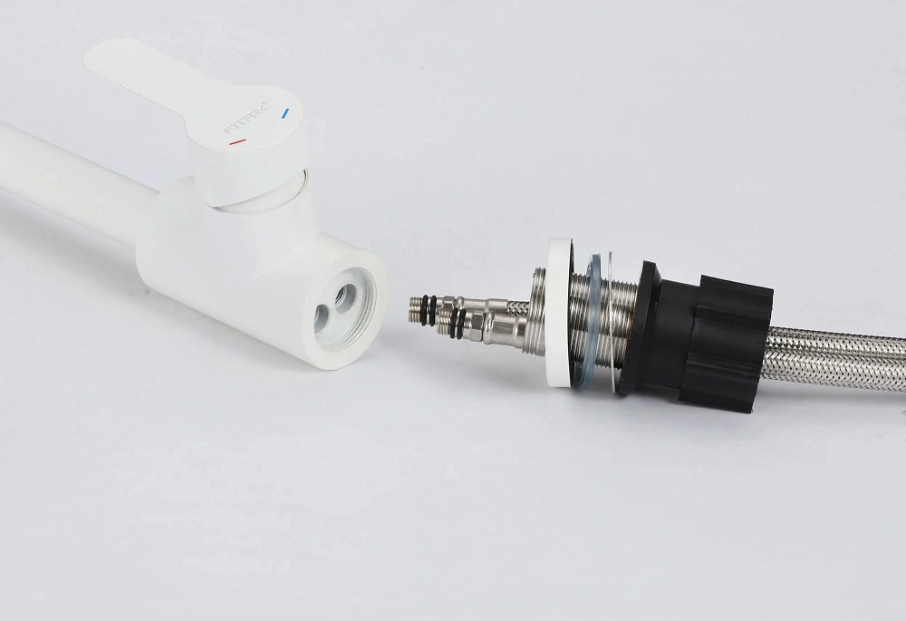 Смеситель для кухни Fmark FS8232W белый — Изображение 6