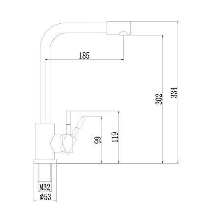 Смеситель для кухни Fmark FS8233C бронза Смеситель для кухни Fmark FS8233C бронза
