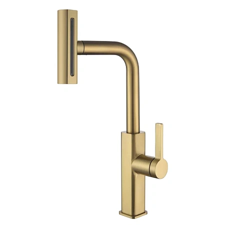 Смеситель для кухни Fmark FS8266C золото матовое Смеситель для кухни Fmark FS8266C золото матовое