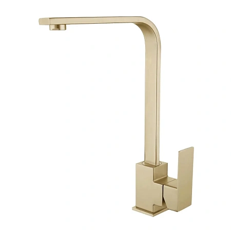 Смеситель для кухни Fmark FS8132C золото матовое Смеситель для кухни Fmark FS8132C золото матовое