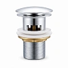 Донный клапан Frap F65-4 с переливом, хром Донный клапан Frap F65-4 с переливом, хром