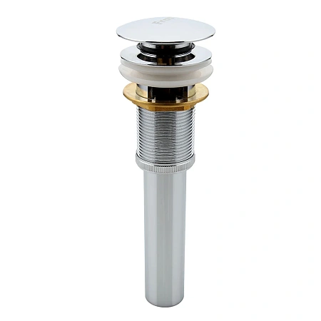Донный клапан Frap F65-2 с переливом, хром Донный клапан Frap F65-2 с переливом, хром