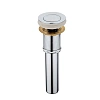 Донный клапан Frap F66-2 с переливом, хром Донный клапан Frap F66-2 с переливом, хром