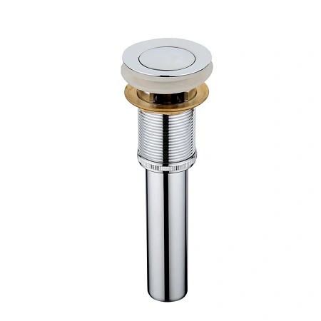 Донный клапан Frap F66-2 с переливом, хром