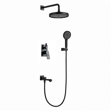 Душевая система FRAP F7175-6 встраиваемая, черный