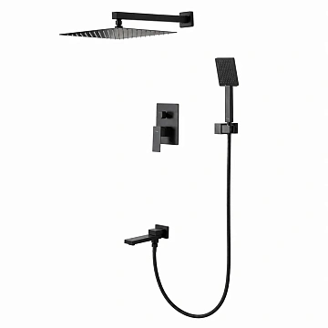 Душевая система FRAP F71802-6 встраиваемая, черный