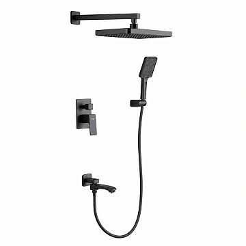 Душевая система FRAP F7176-6 встраиваемая, черный