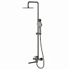 Душевая система FRAP F24808-9 оружейная сталь Душевая система FRAP F24808-9 оружейная сталь