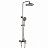 Душевая система FRAP F2488-9 оружейная сталь Душевая система FRAP F2488-9 оружейная сталь