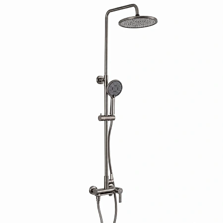 Душевая система FRAP F2488-9 оружейная сталь Душевая система FRAP F2488-9 оружейная сталь