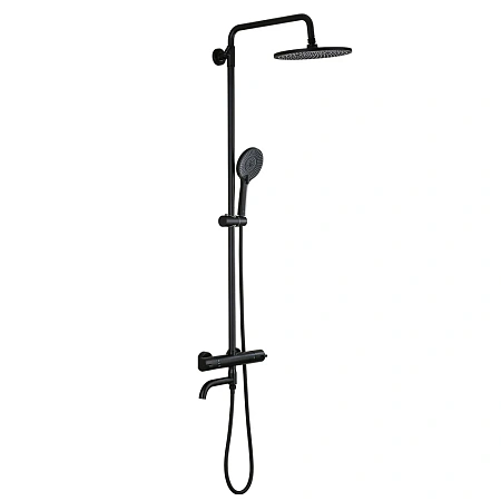Душевая система FRAP F24006-6 с термостатом, черный