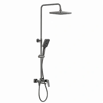 Душевая система FRAP F2487-9 оружейная сталь