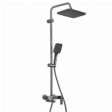 Душевая система FRAP F24202-9 оружейная сталь