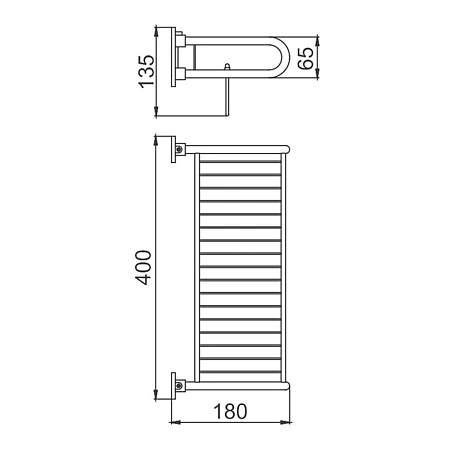 Полка FRAP F336 хром Полка FRAP F336 хром