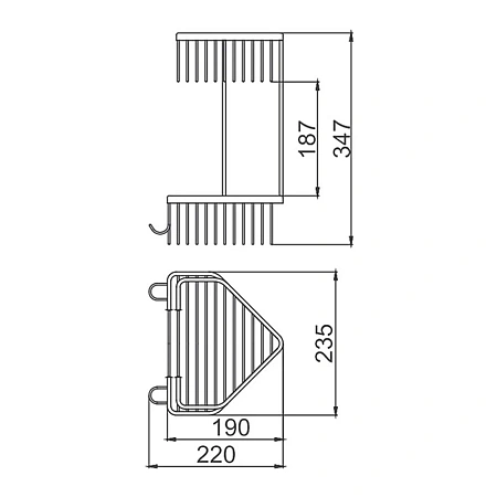 Полка FRAP F351-1 угловая, хром Полка FRAP F351-1 угловая, хром
