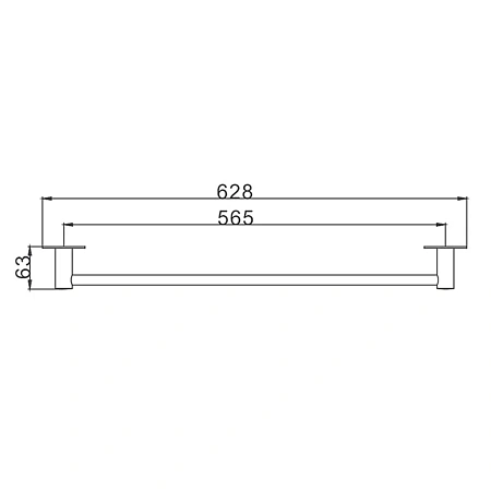 Полотенцедержатель FRAP F3801 хром Полотенцедержатель FRAP F3801 хром