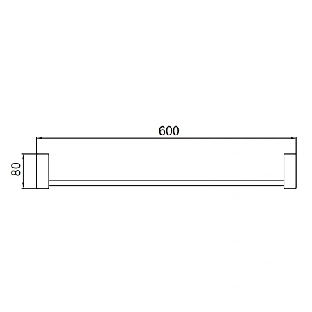 Полотенцедержатель FRAP F30601-6 черный Полотенцедержатель FRAP F30601-6 черный
