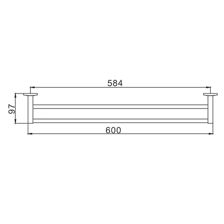 Полотенцедержатель FRAP F3309 хром Полотенцедержатель FRAP F3309 хром