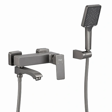 Смеситель для ванны FRAP F3276-9 оружейная сталь Смеситель для ванны FRAP F3276-9 оружейная сталь