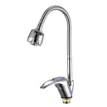Смеситель для кухни FRAP F4302-B с гибким изливом, хром