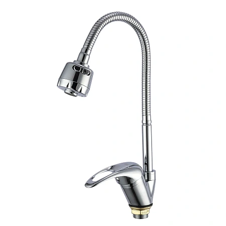 Смеситель для кухни FRAP F4302-B с гибким изливом, хром